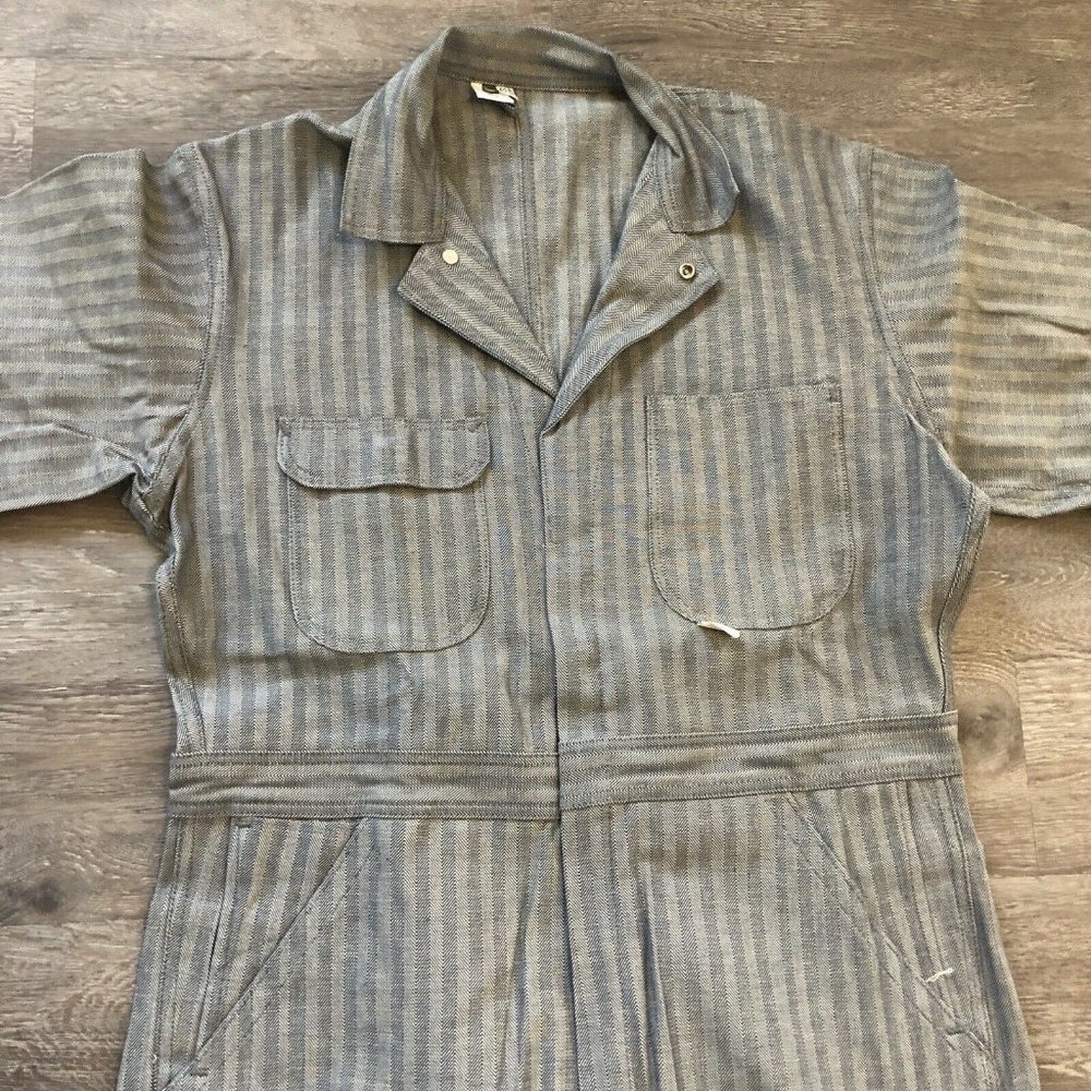 NWT Vintage Sears Roebucks USA Made Coveralls 42S - Picture 2 of 10